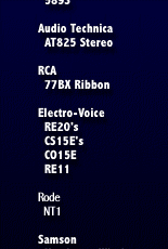 CRC MICROPHONES   