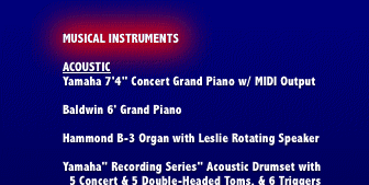 MUSICAL INSTRUMENTS